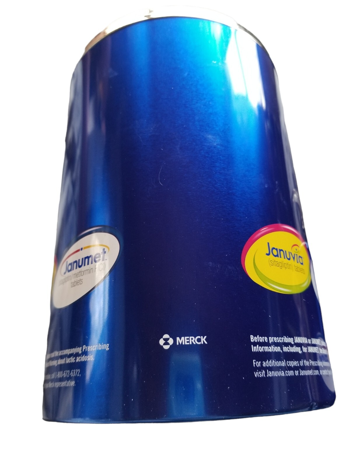 Januvia/Janumet Drug Rep Pharmaceudical Advertising Metal Canister Set