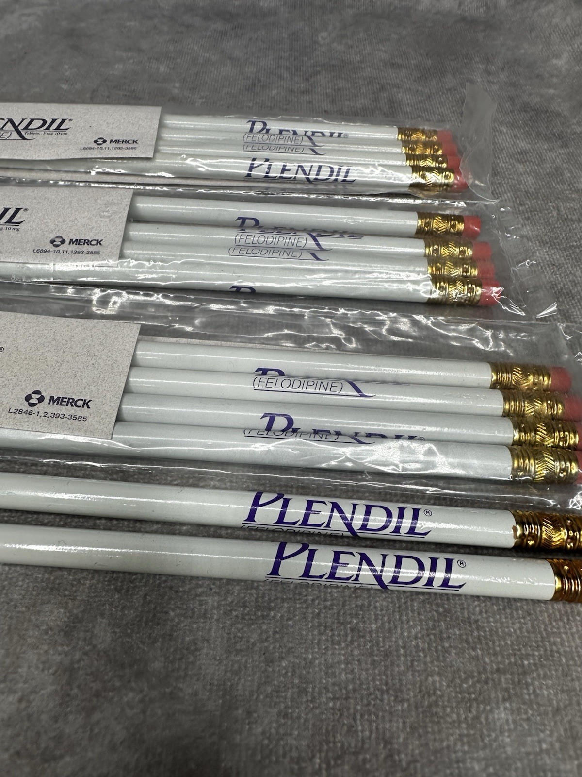 Plendil Drug Rep Pharmaceutical Advertising Pencil Doctor Lot NEW 14