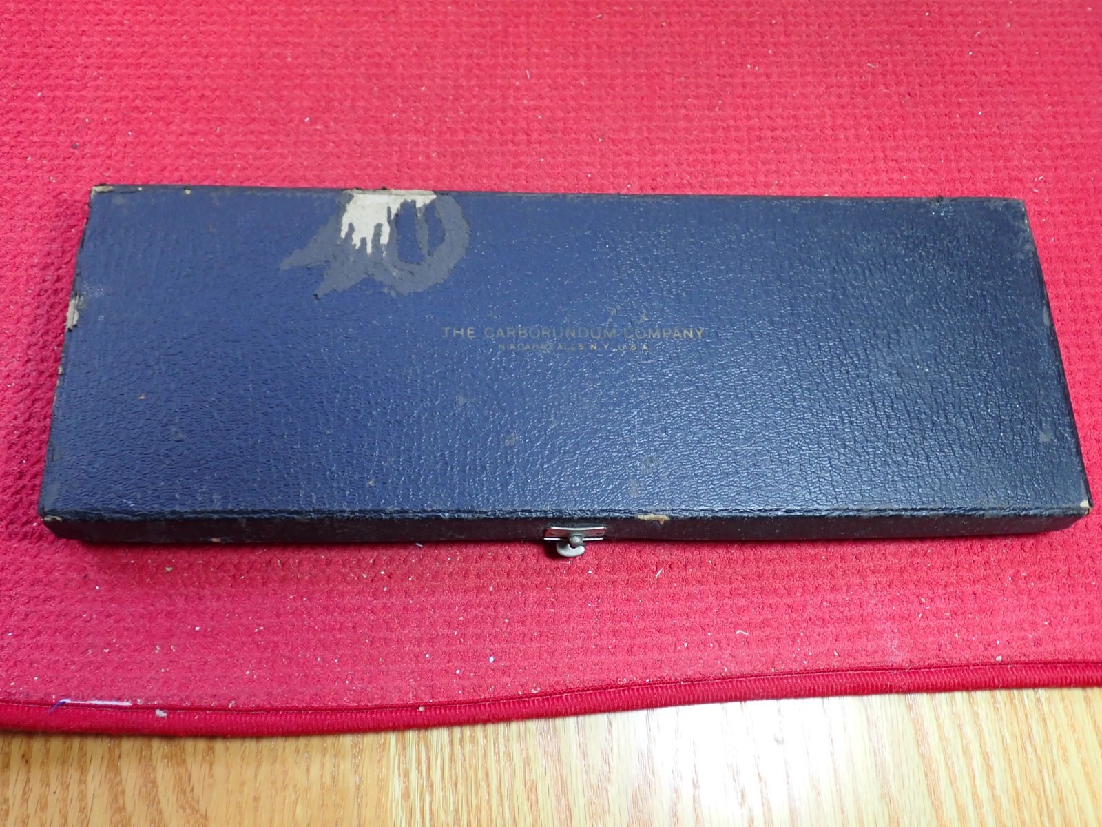 Vintage Rare Set of Carborundum Co. Sample Display Set of Grit Sizes