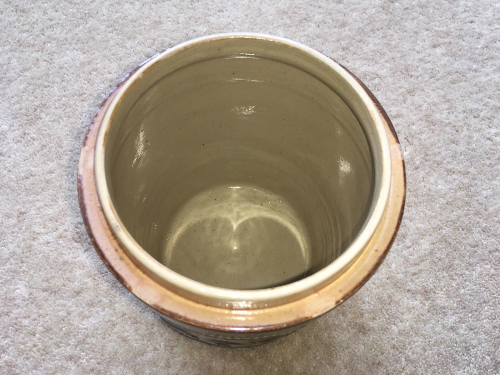 RARE C1910 VINTAGE ROYAL DOULTON POTTERY”UNC.BORIC”CHINA CHEMISTS JAR/POT
