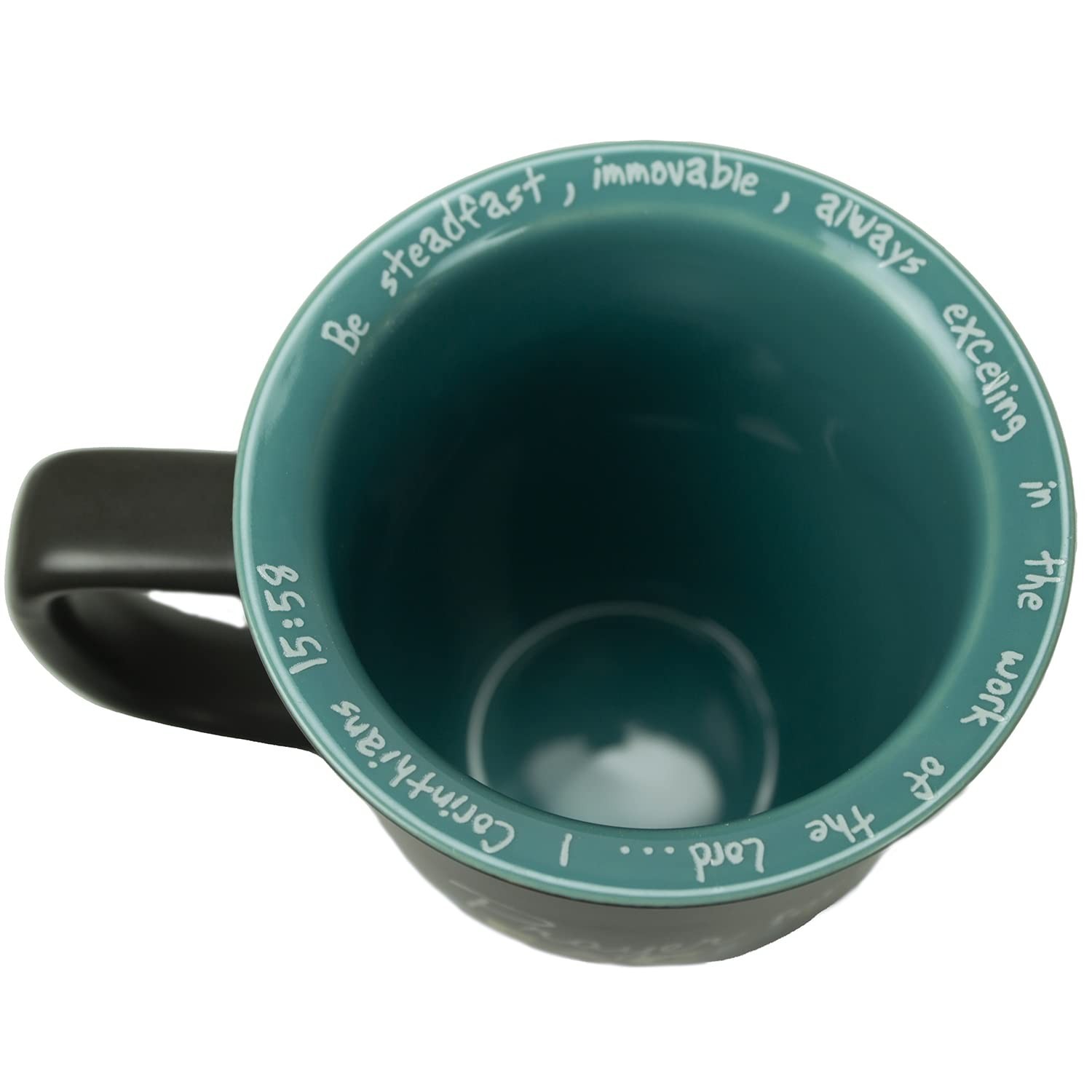 Abbey Gift Teacher Ceramic Mug & Coaster Set Mug, 2 Piece, Gray 14 Ounces