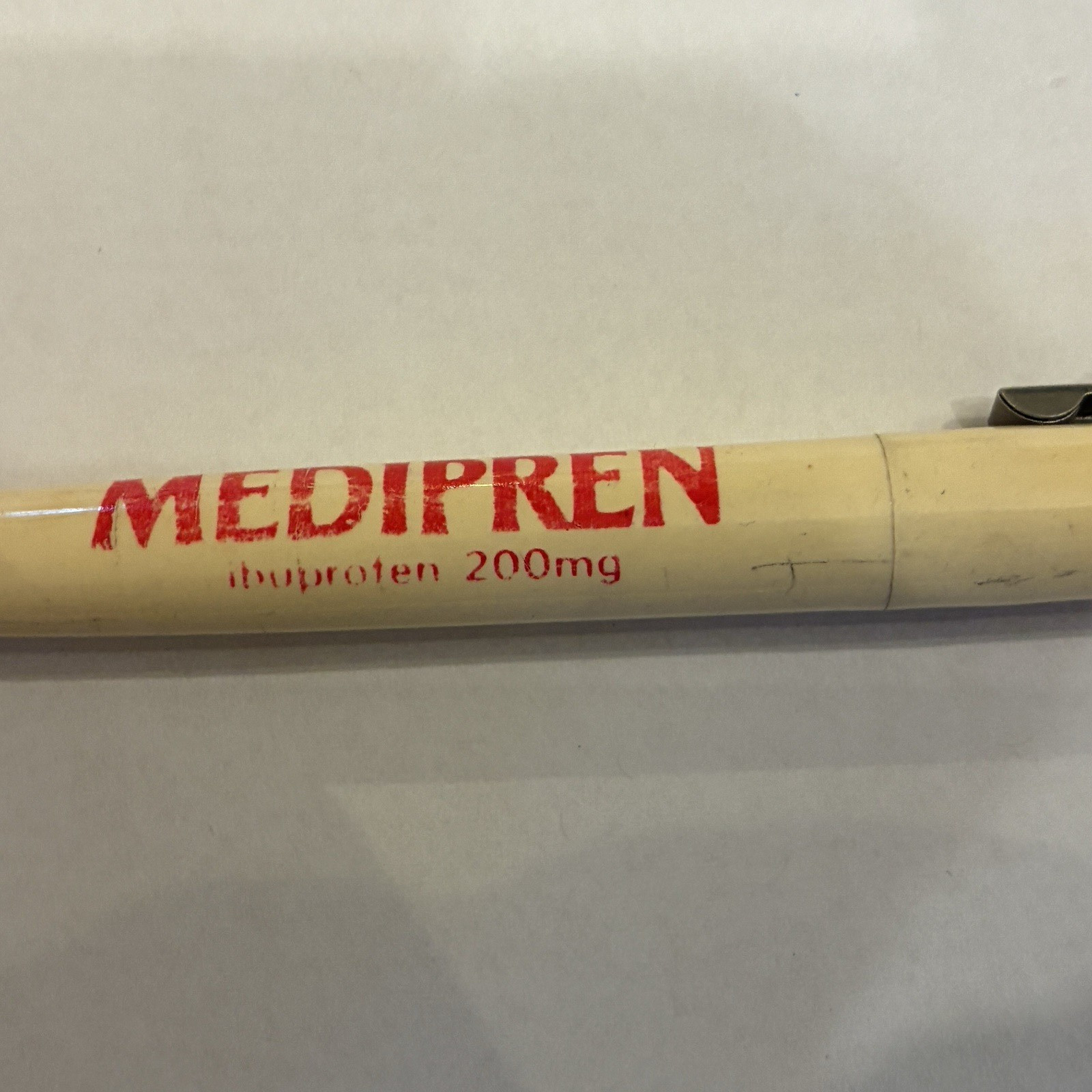 VTG Medipren Ibuprofen 200mg Bic Clic Pharma Advertising/Promo Pen–NO INK
