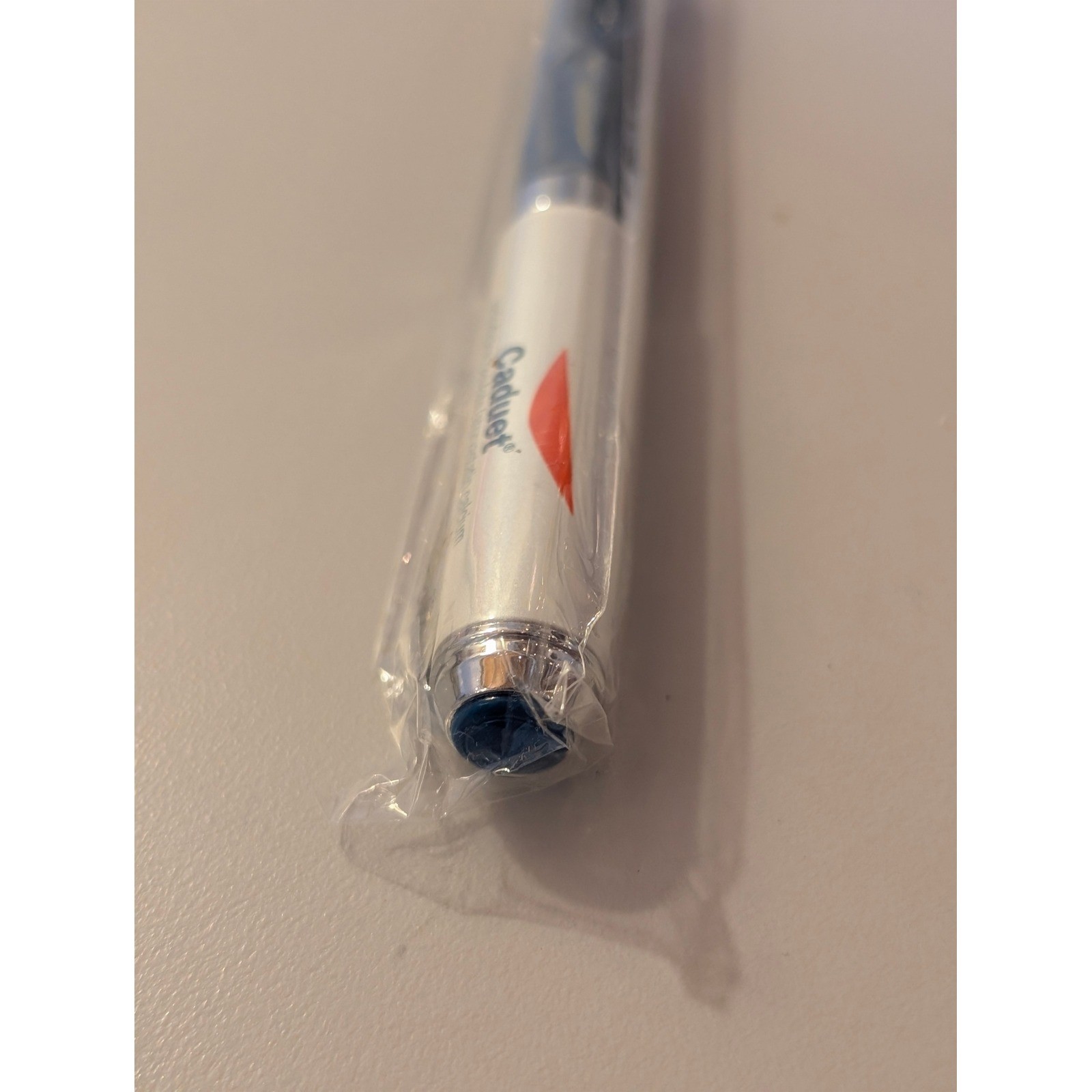 9 Caduet Lipitor Pharmaceutical Drug Rep Collectible Pens White Navy Blue Chrome