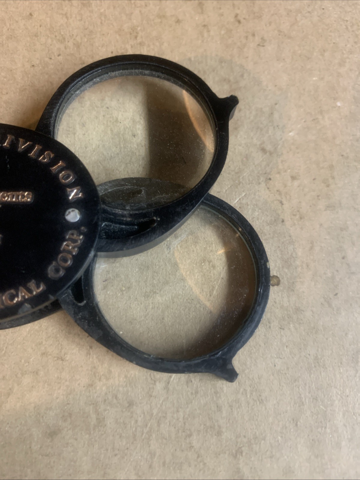 Vintage Ortho Pharmaceutical Folding Pocket Magnifier Blood Regents Japan