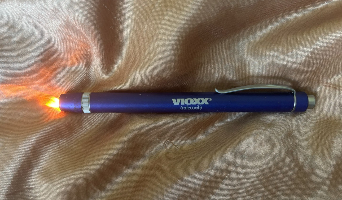Vioxx-Pocket Light-Pharmaceutical Drug Rep