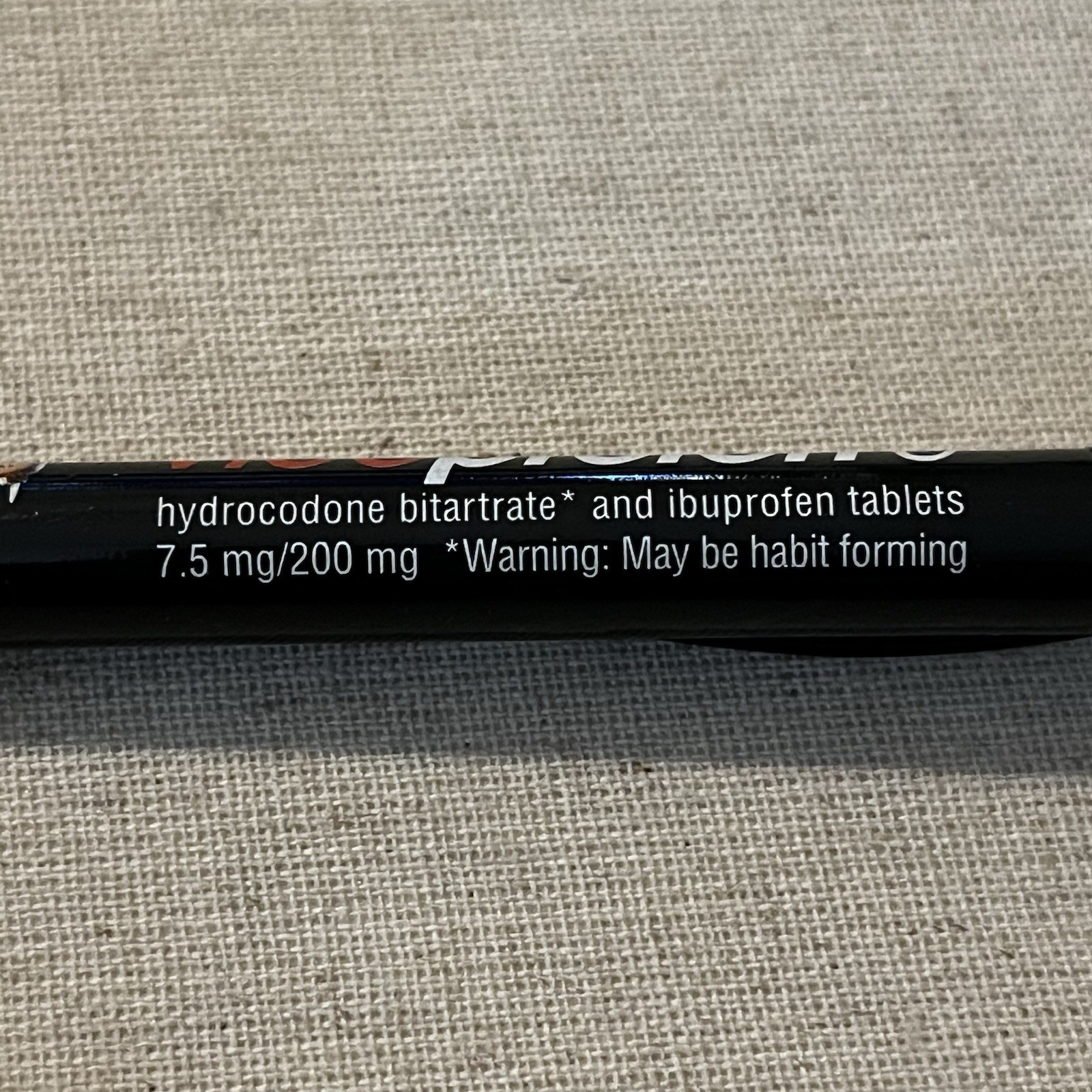 Vicoprofen Pen Drug Rep Pharmaceutical Promo Medical Advertising 7.5mg Tiger Eye