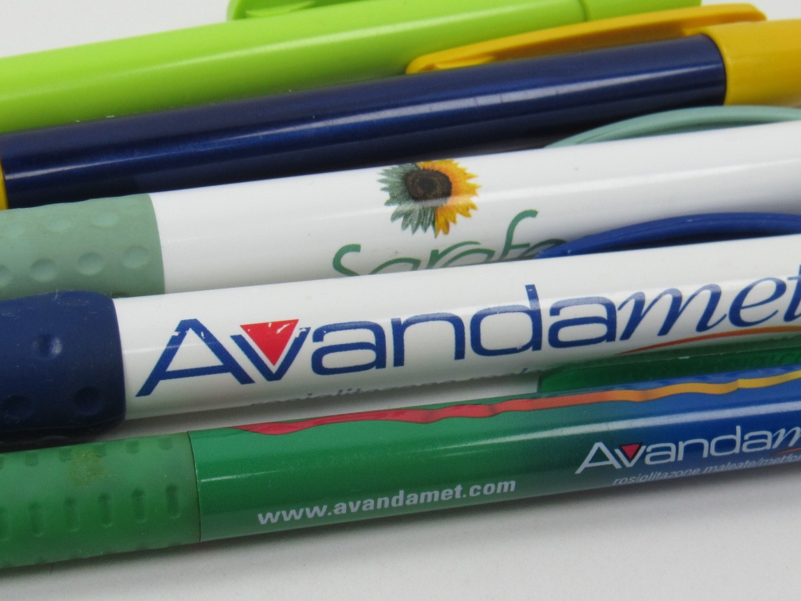 Lot 5 PENS Drug Rep Pharmaceutical Promo Advertising Avandia Sarafem Zelnorm +