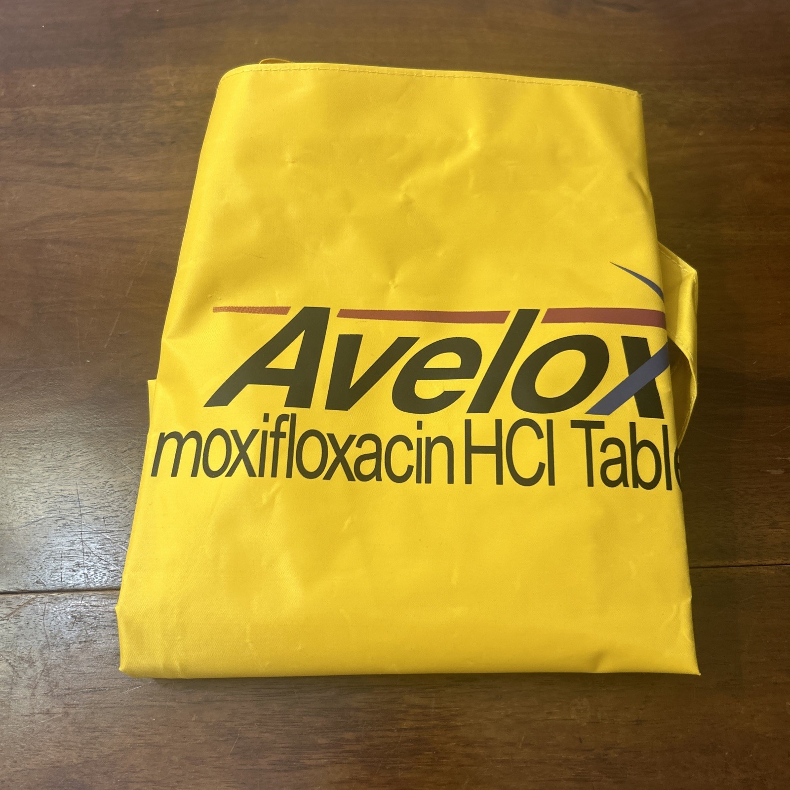 XL Tote Bag 25″ x 16″ Avelox Drug Rep Pharmaceutical Waterproof Vinyl Zip
