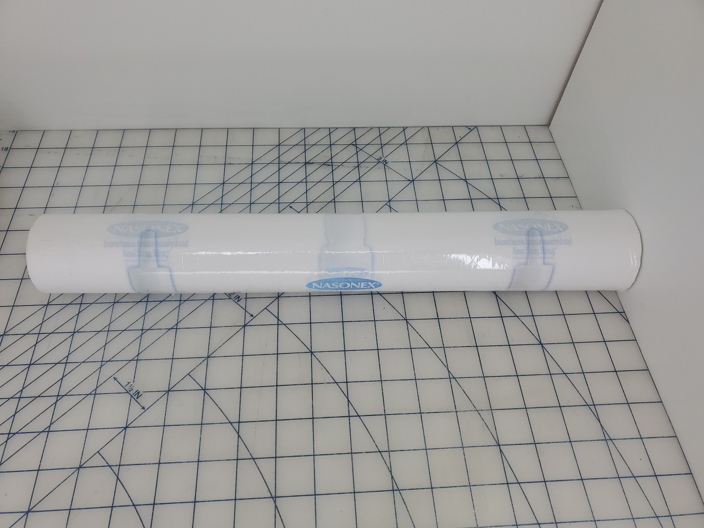 logo print NASONEX nasal spray Drug Rep merch EXAM TABLE PAPER ROLL new 18″ wide