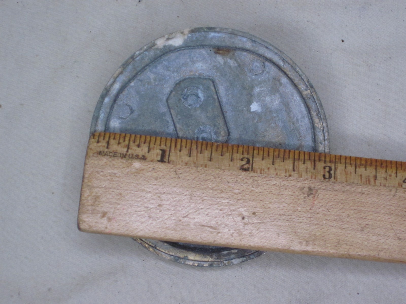 vintage Upjohn ORAL THERAPY TOLBUTAMIDE small metal sundial drug advertising