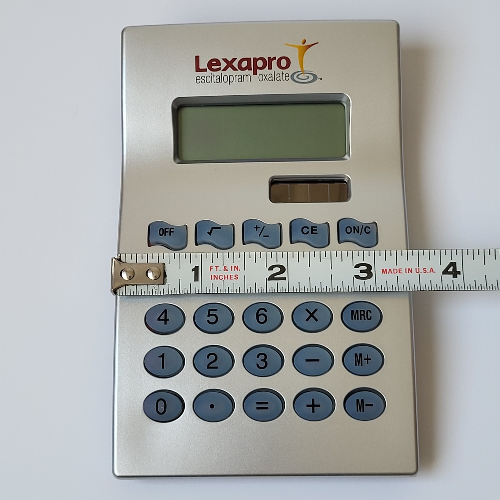 Lexapro Pharmaceutical Drug Rep Promo Calculator Collectible -Does Not Work
