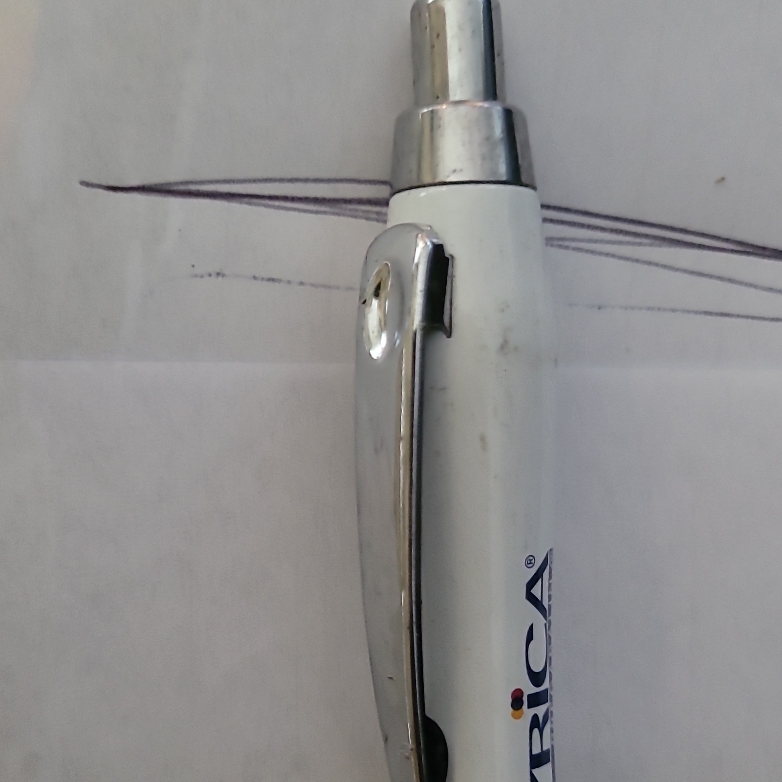 Lyrica Pregabalin Pharmaceutical Drug Rep Promotional Ballpoint Pen White/Blue