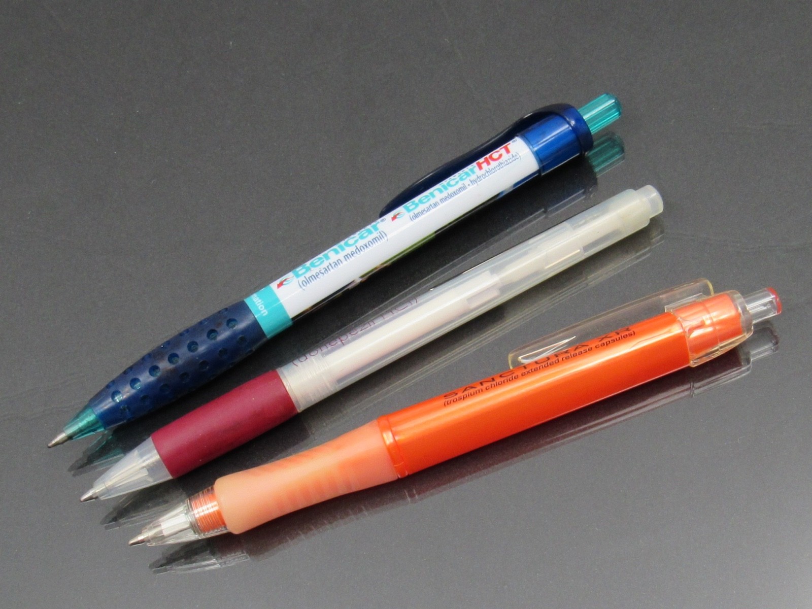 Benicar Aricept Sanctura PENS Drug Rep Pharmaceutical Promo Advertising Lot of 3