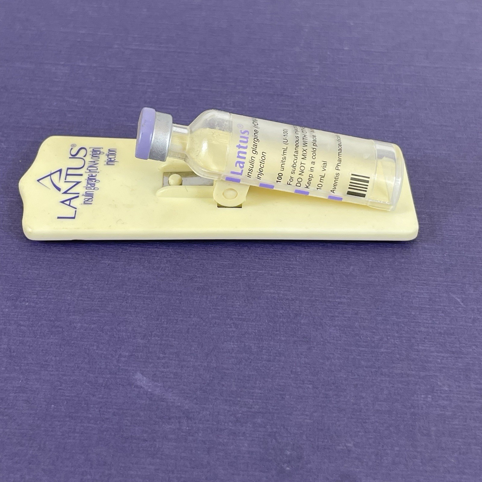 Vintage Drug Rep Pharmaceutical Advertising LANTUS Refrigerator Magnetic Clip