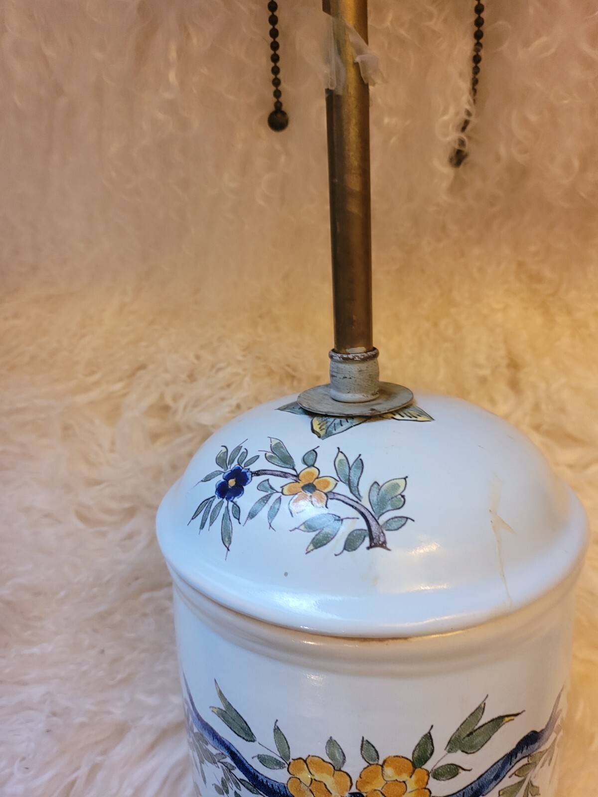 🌼💡VTG Apothecary Jar Pharmacy Drugstore Jar Lamp “Confect Boraginis”🌼💡