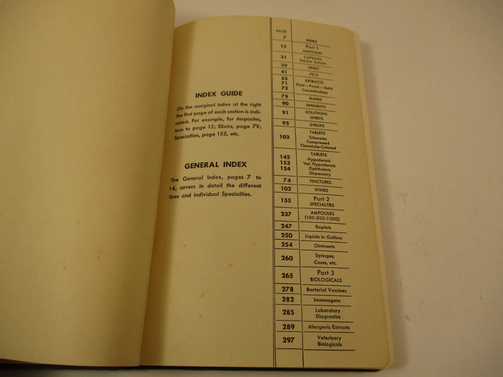 Vintage 1943 Parke Davis Company Catalog Complete Produce Ann Arbor Michigan