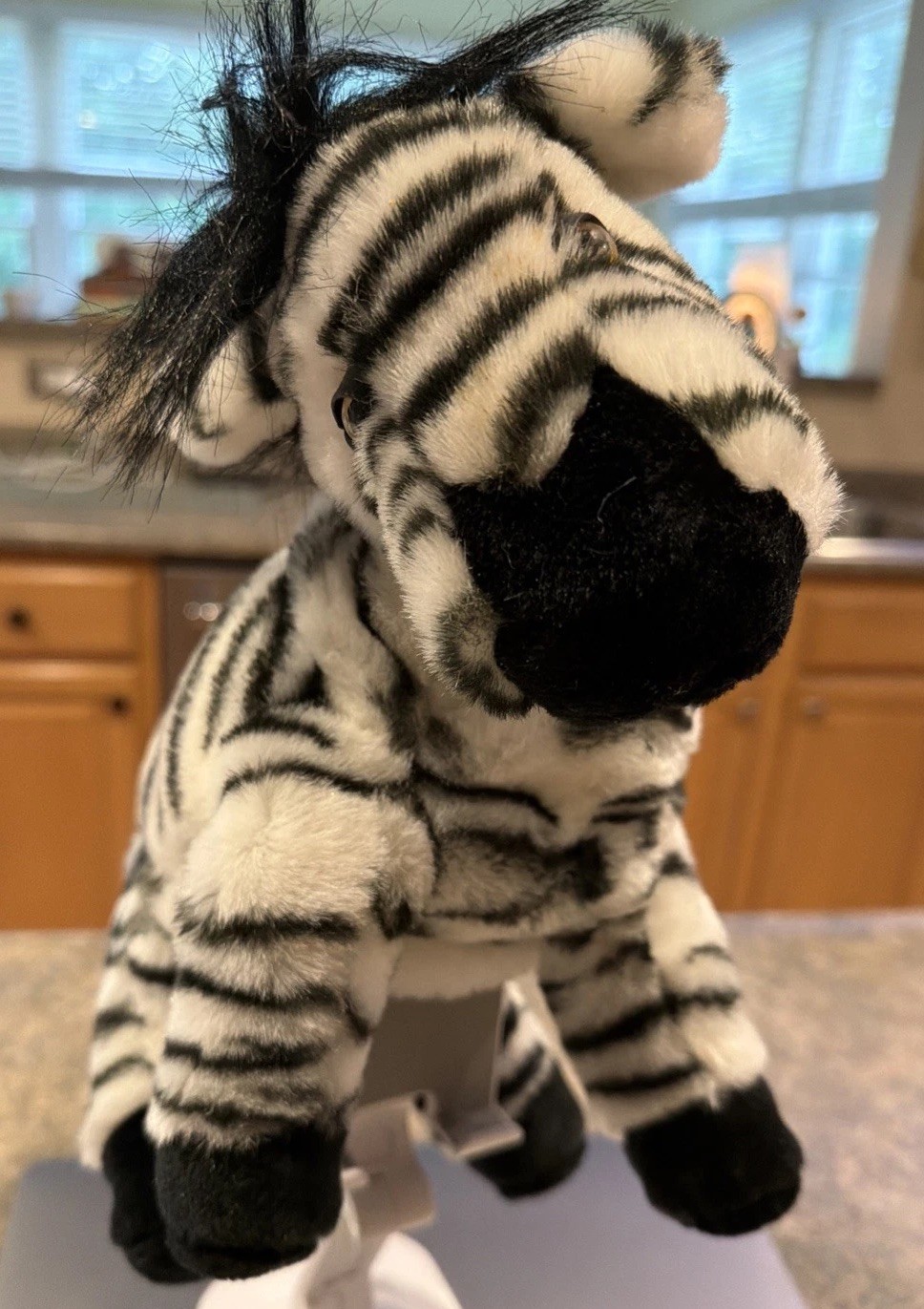 Vtg Pharma Promo Zebra Plush Advertising Drug Rep AstraZeneca RARE Puppet