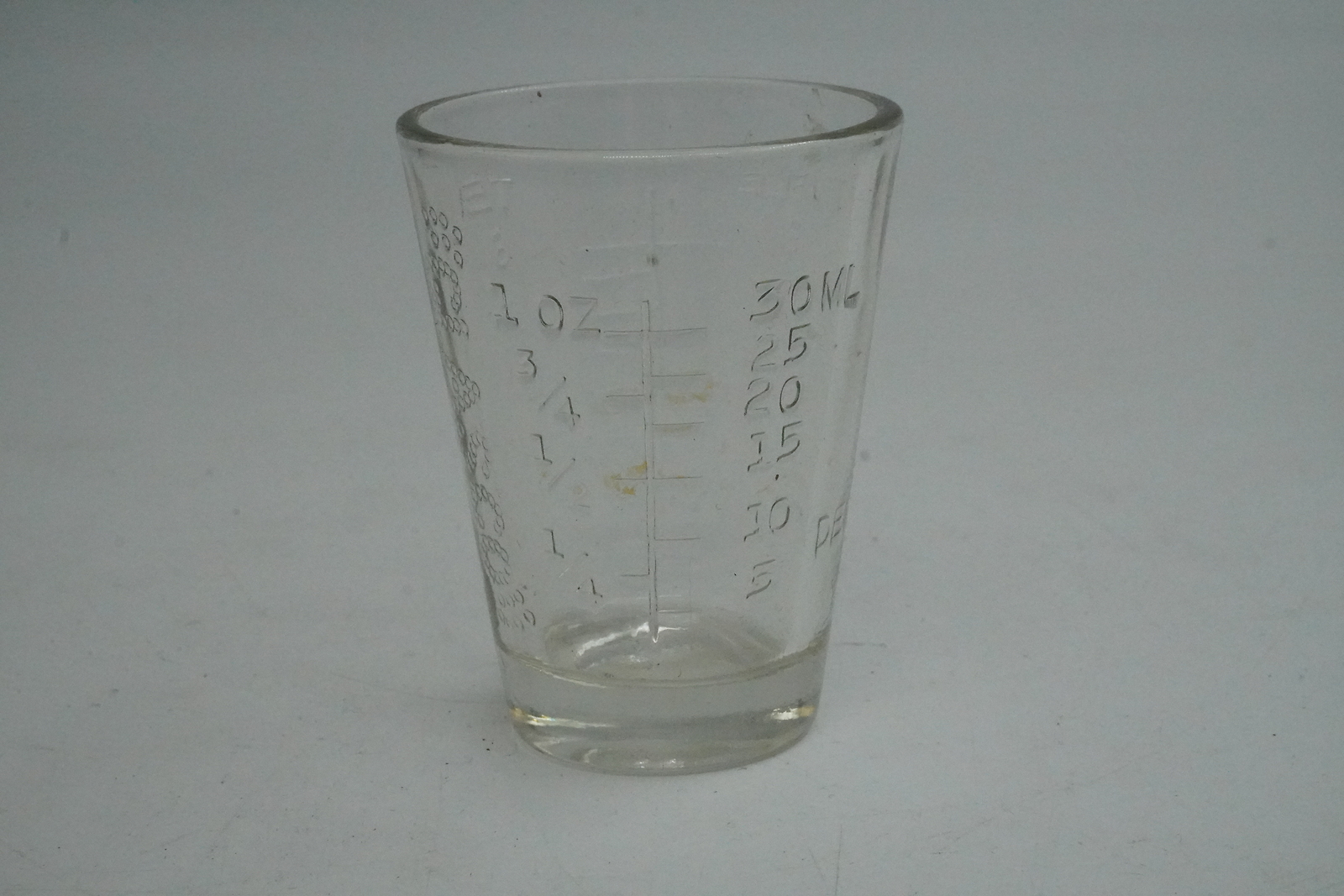 Apothecary Dose Measurement Cup Teaspoon ML Glasco