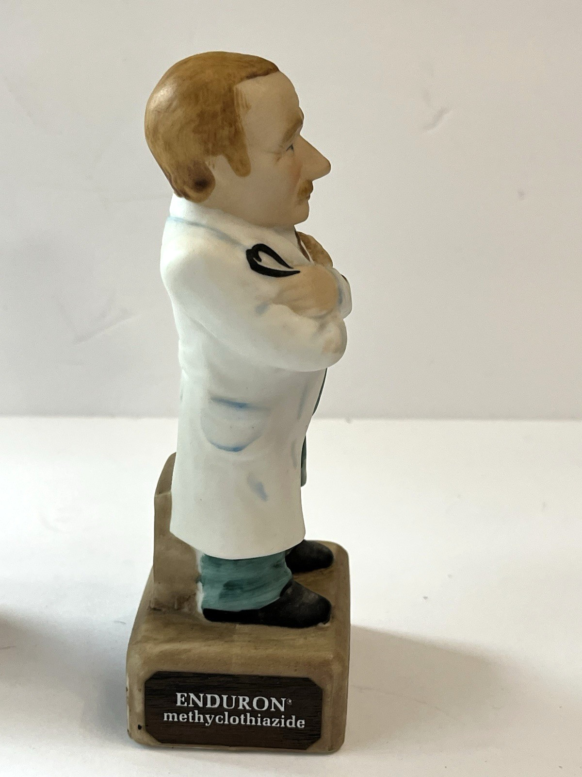 Vintage Doctor Figurines Big Pharma Abbott Cobid Obstetrician Internist