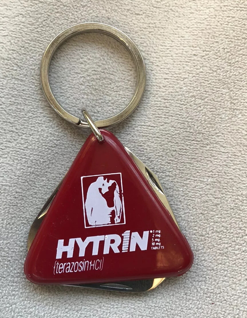 Drug Rep Keychain pocket Knife Pharmaceutical Advertising Hytrin (terazosin HCI)