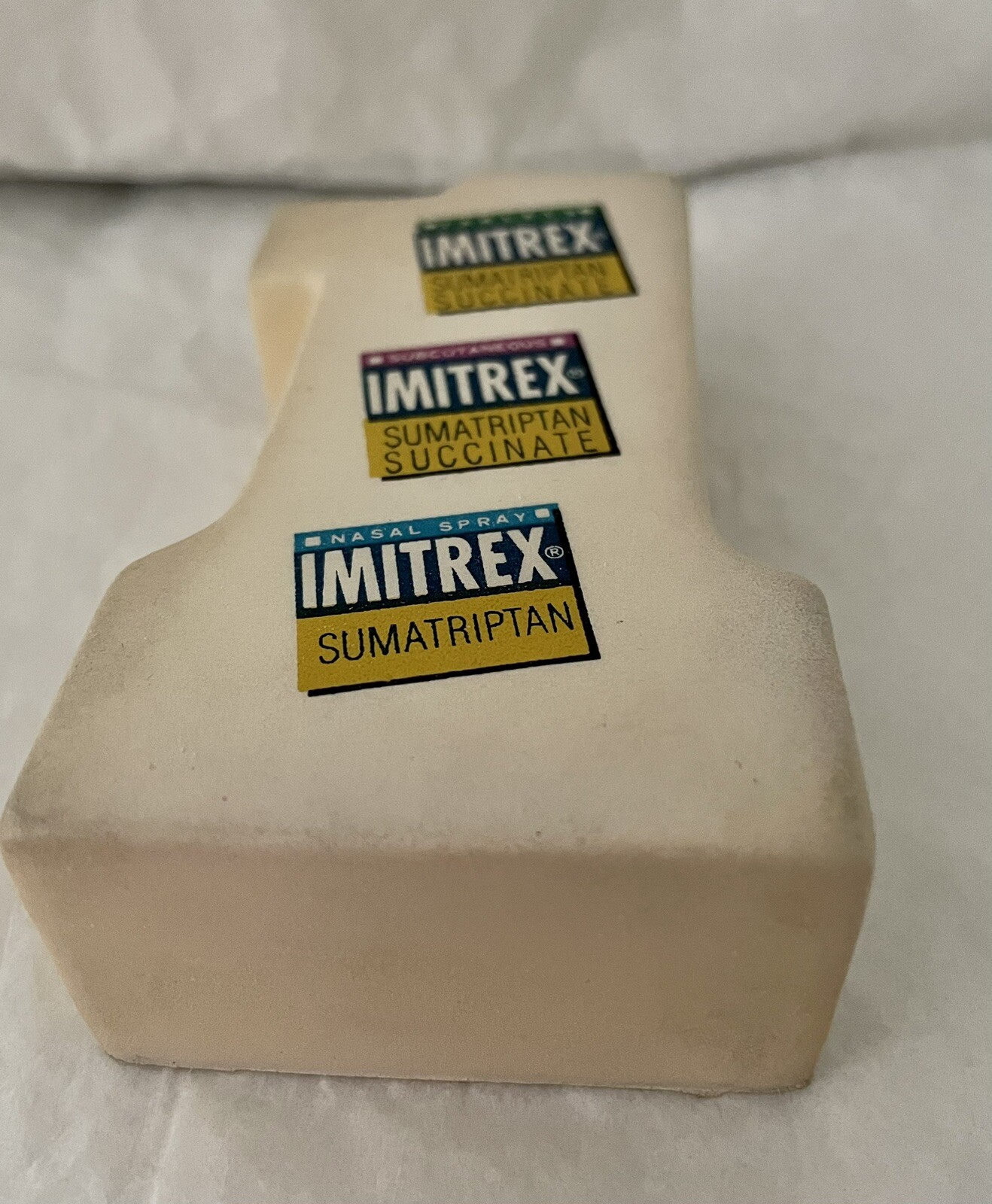 VTG 90’s IMITREX “FIRST TO MARKET” # ONE RUBBER STRESS RELIEF HAND GRIPER PHARMA