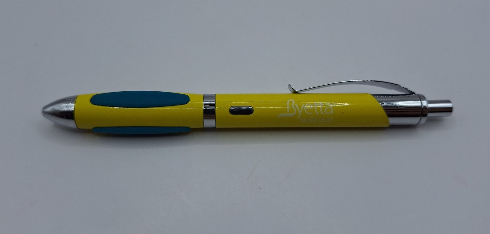 Drug Rep BYETTA Collectible Heavy Metal Pharmaceutical Pen RARE (Needs New Ink)