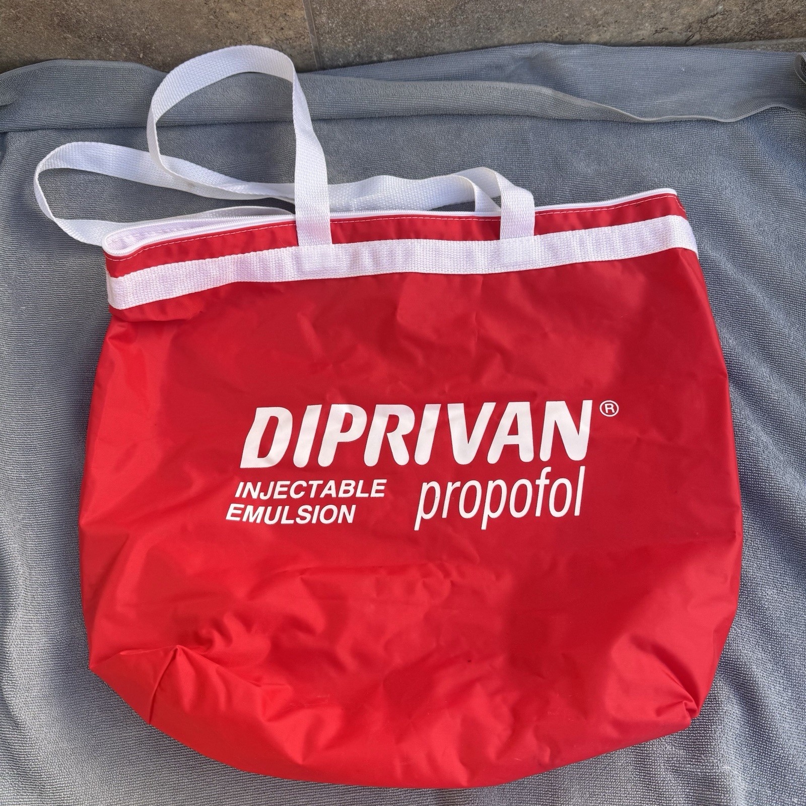 Diprivan Propofol Tote Bag Pharmaceutical Memorabilia Promo Advertising