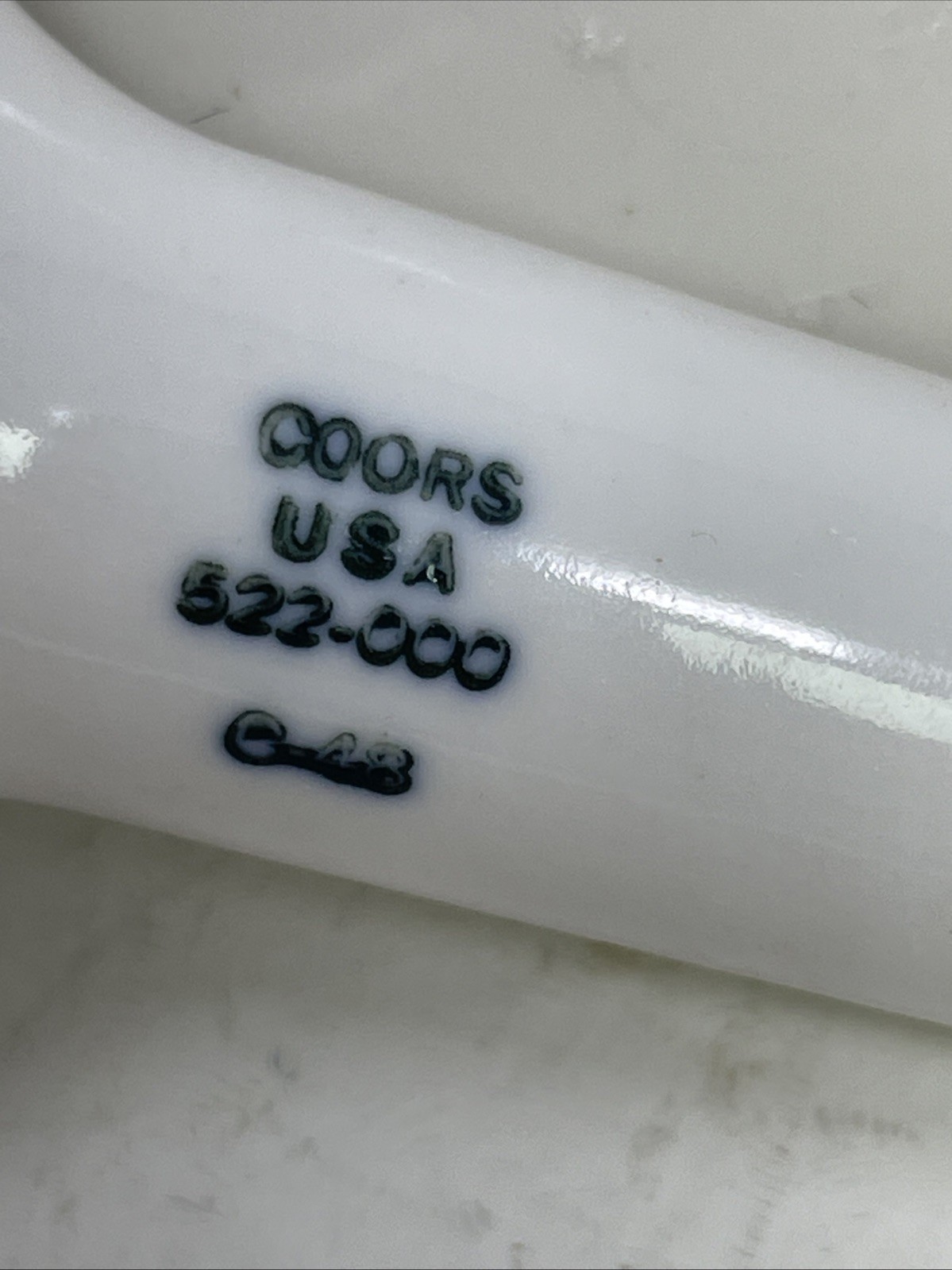 COORS USA small MORTAR 522-006 and COORS USA PESTLE 522-000 Vintage