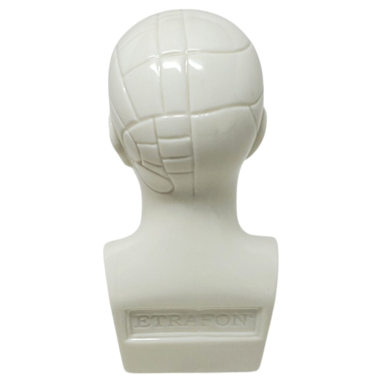 VTG Boehm ETRAFON Phrenology Head Ceramic Bust Drug Advertising Figurine – E
