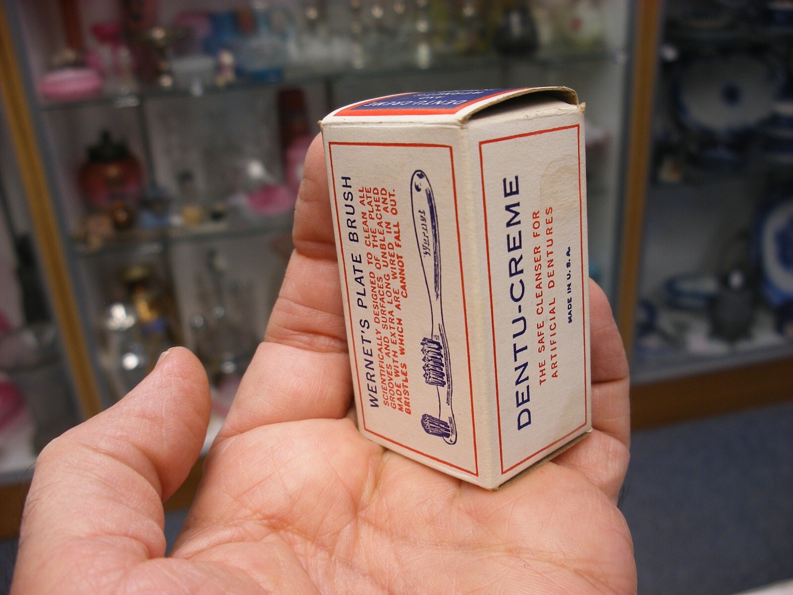 Vtg Medical Dental Pharmacy – Wernet’s Dental Powder & Denture Cream Sample Box