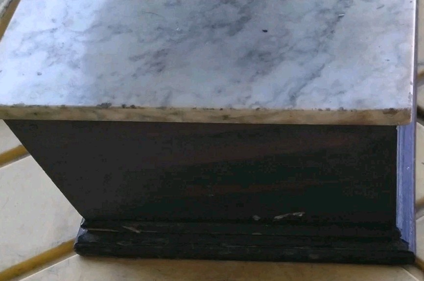 Antique Henry Troemner Balance Scale Wood & Marble Apothecary Table Top Pharmacy
