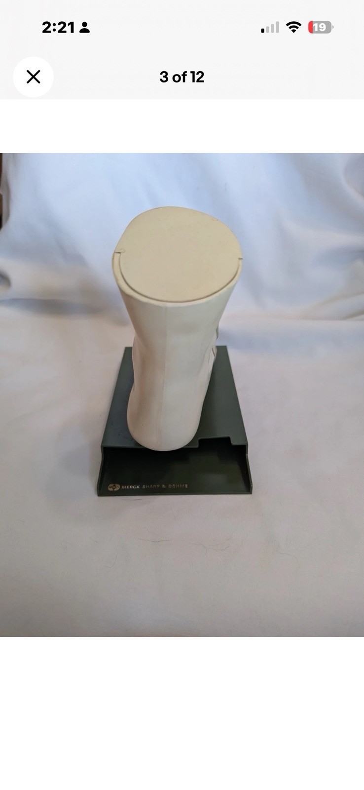 Anatomical foot display – Merck, Sharp & Dohme, please read