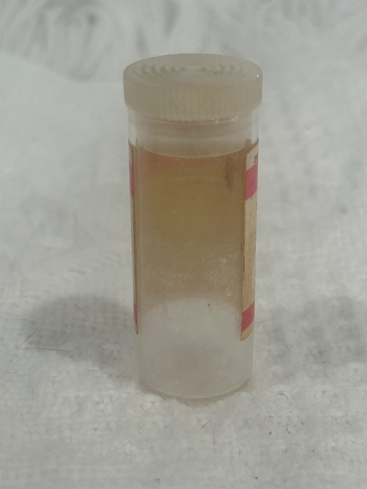 Sandoz Fiorinal EMPTY VINTAGE Barbiturate Medicine Sample Bottle RARE Pharma