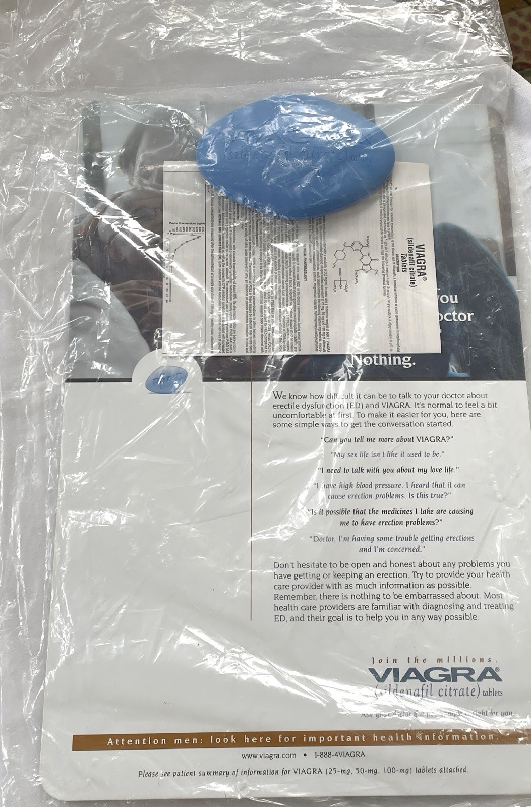 2002 Viagra Pfizer Pharma Promo Drug Rep Race Car Promotional Mouse, Pad, Clip