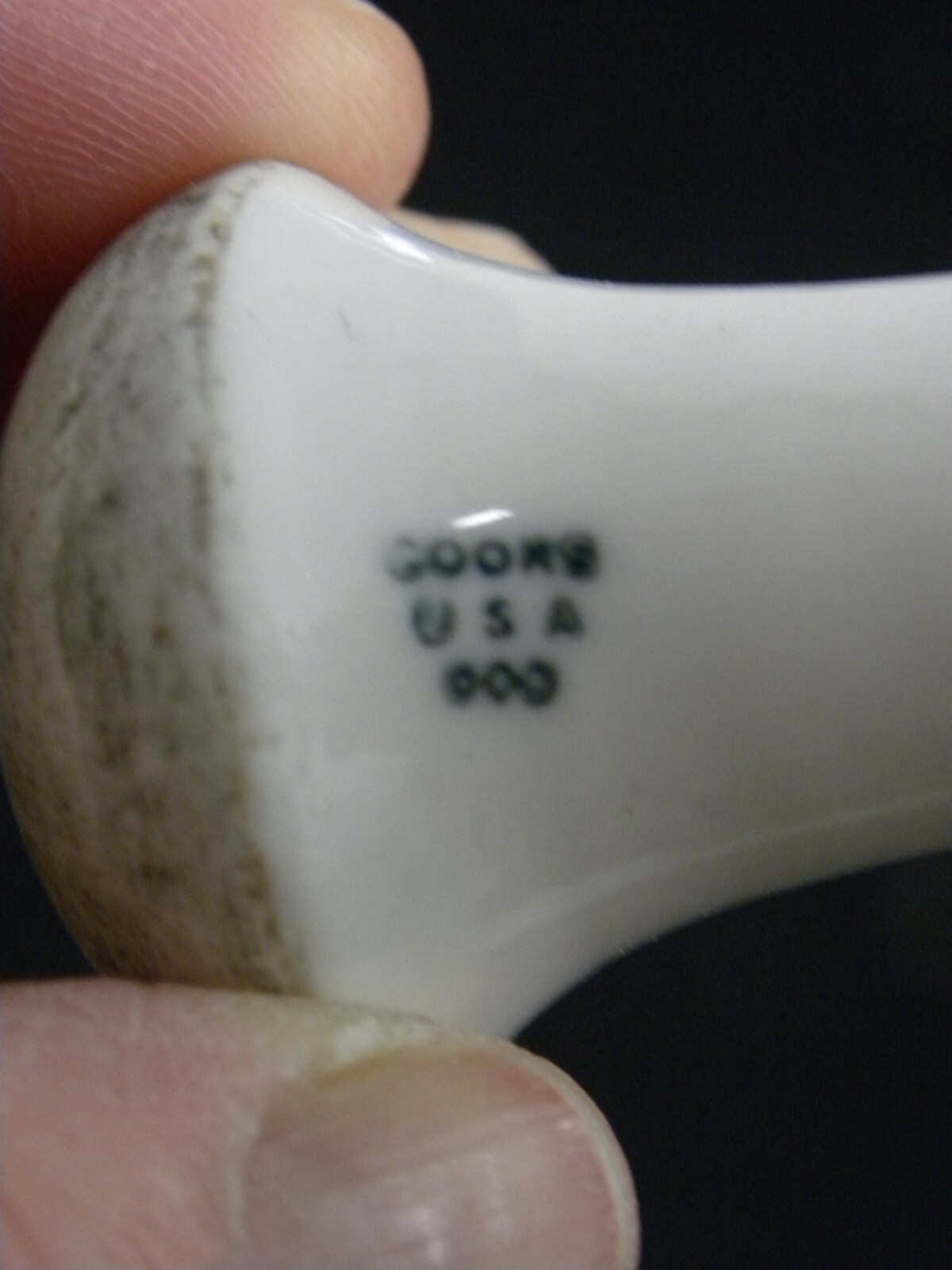Vintage Used Coors USA Lab Mortar 522-00 and Pestle 000 Set, #5