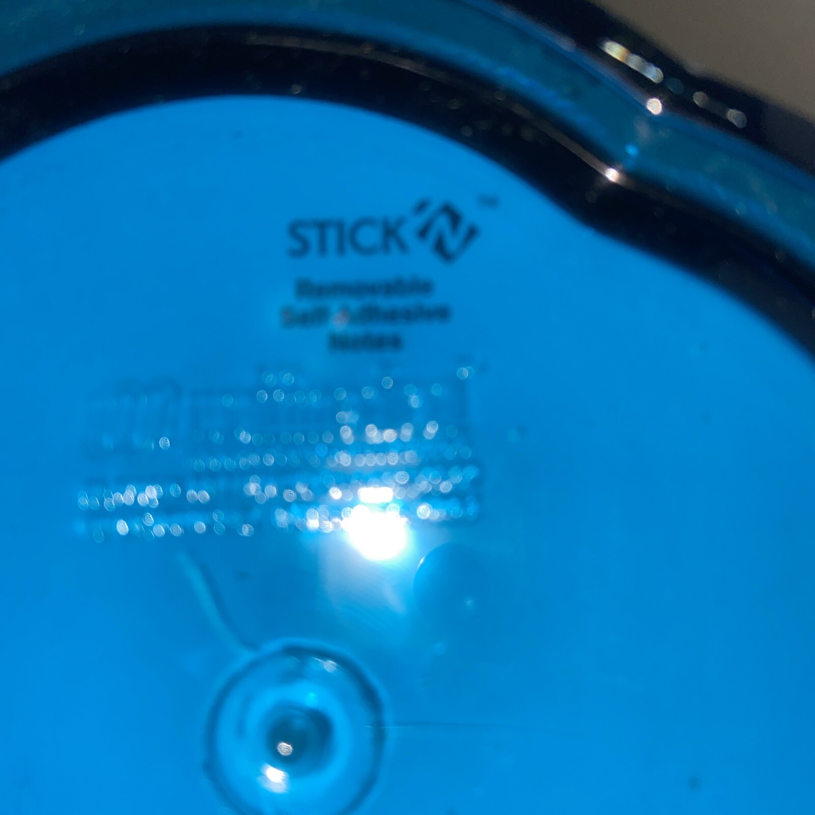 LIPITOR Drug RepAdvertising Sticky Note Pad Blue Acrylic Holder Pharmacy 2004