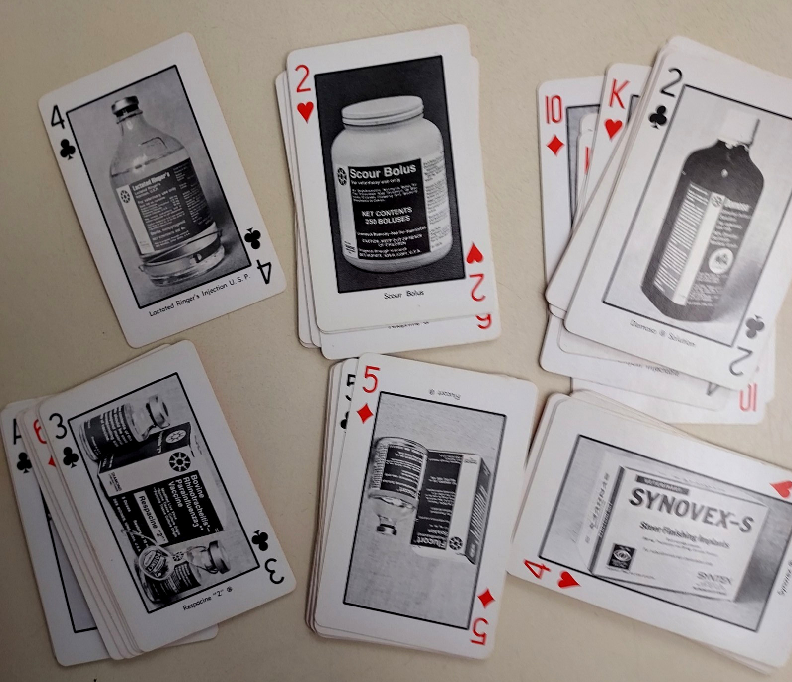Vintage Rare Pharmaceutical Drug Rep Diamond Laboratories Deck Playing Cards