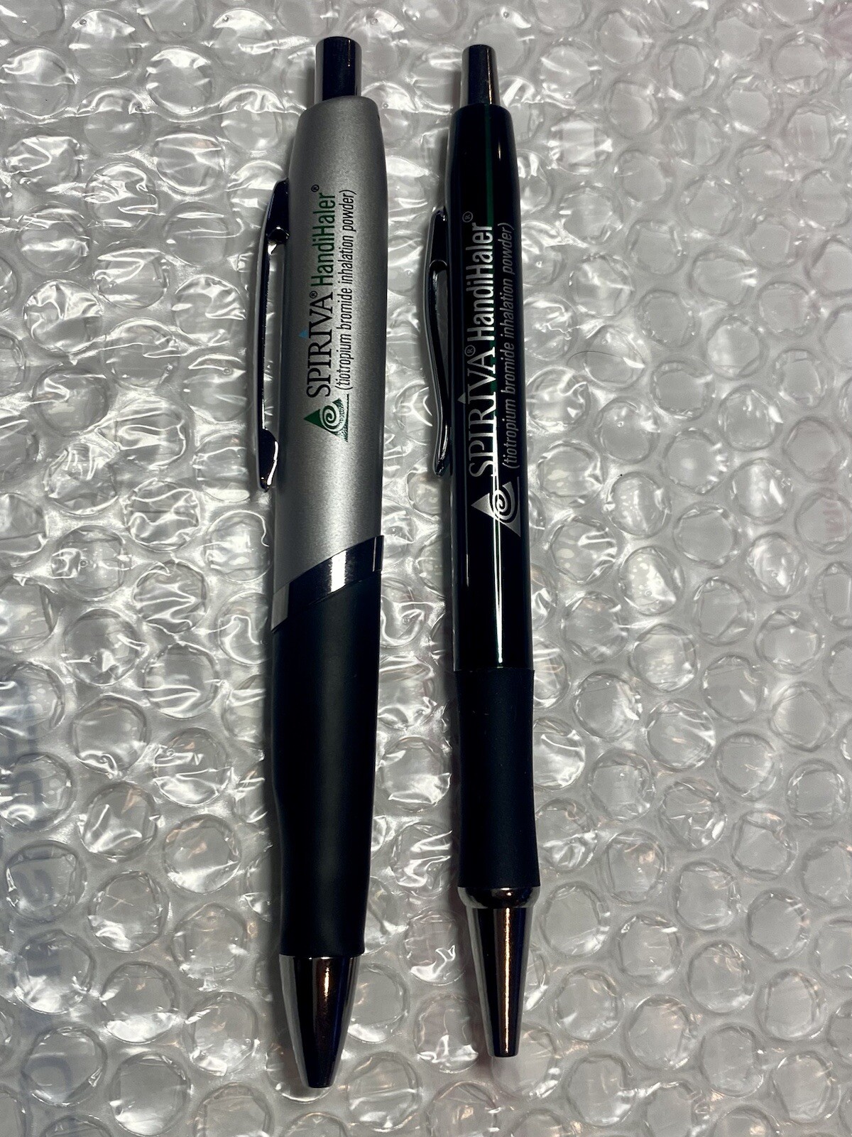 Spiriva Handihaler Pen Drug Rep Collectible Metal Pharmaceutical – Lot of 2