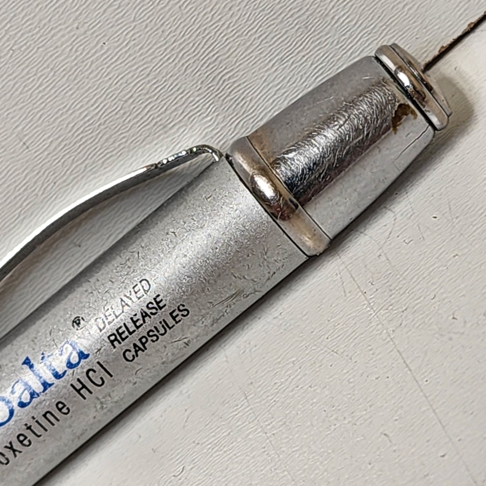 Cymbalta Pharmaceutical Drug Rep Pen Promo Dry No Ink Movie Prop