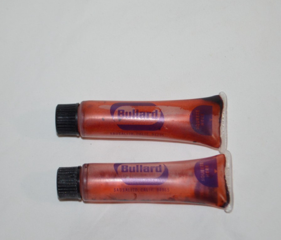 Vintage Bullard Merthiolate Box Empty Tubes First Aid Medicine Pharmacy Medical