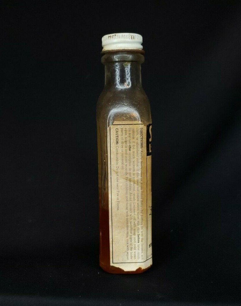 Vintage Sloan’s Liniment Bottle – 2.5 Oz – Roughly 1/4 Full