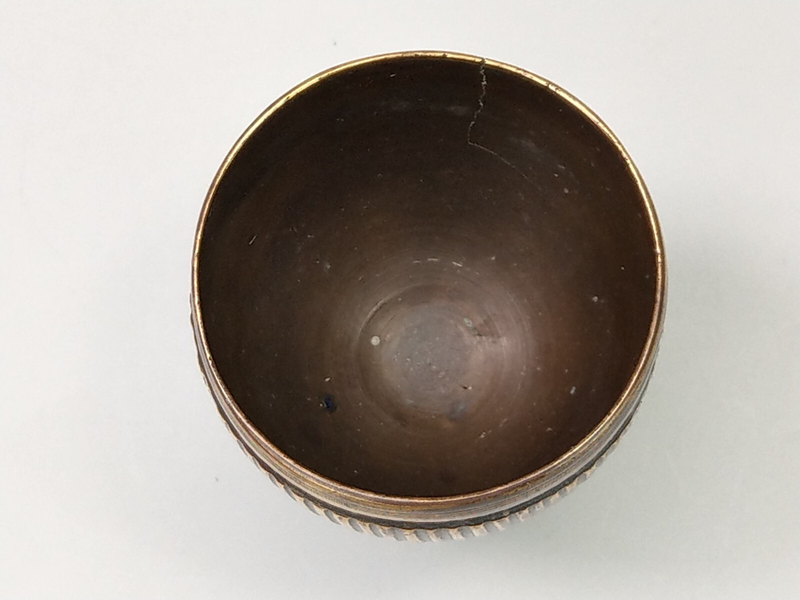 Greek Brass mortar chalice shaped early 19th century