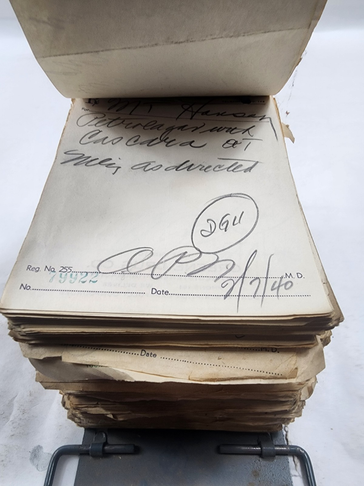Prescription Atlas Rx Pad Paper Apothecary Druggist Pharmacy Medicine 1939 1940