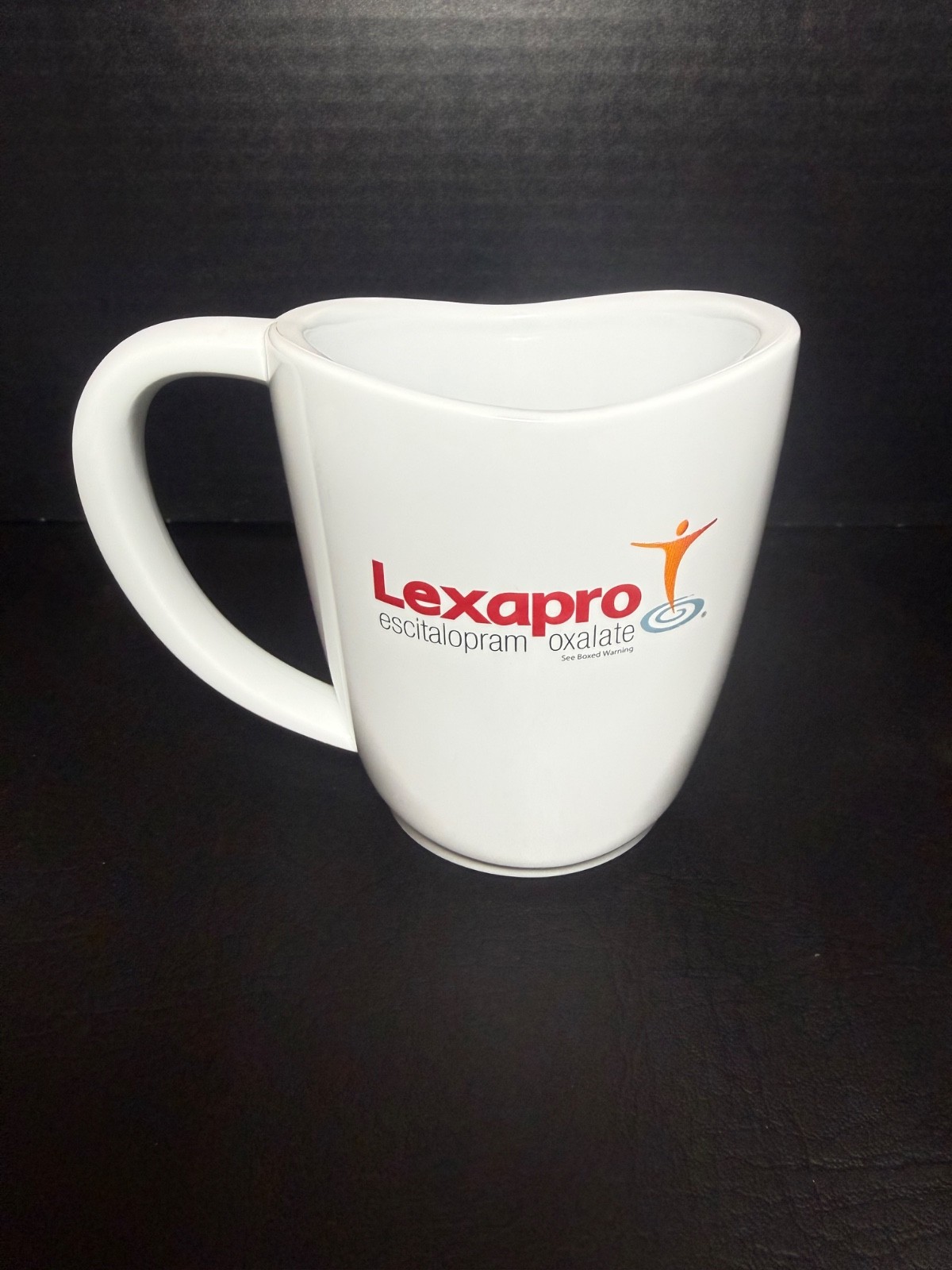 LEXAPRO Drug Pharmaceutical RX RARE Melamine Cup Mug Medical Advertisement Promo