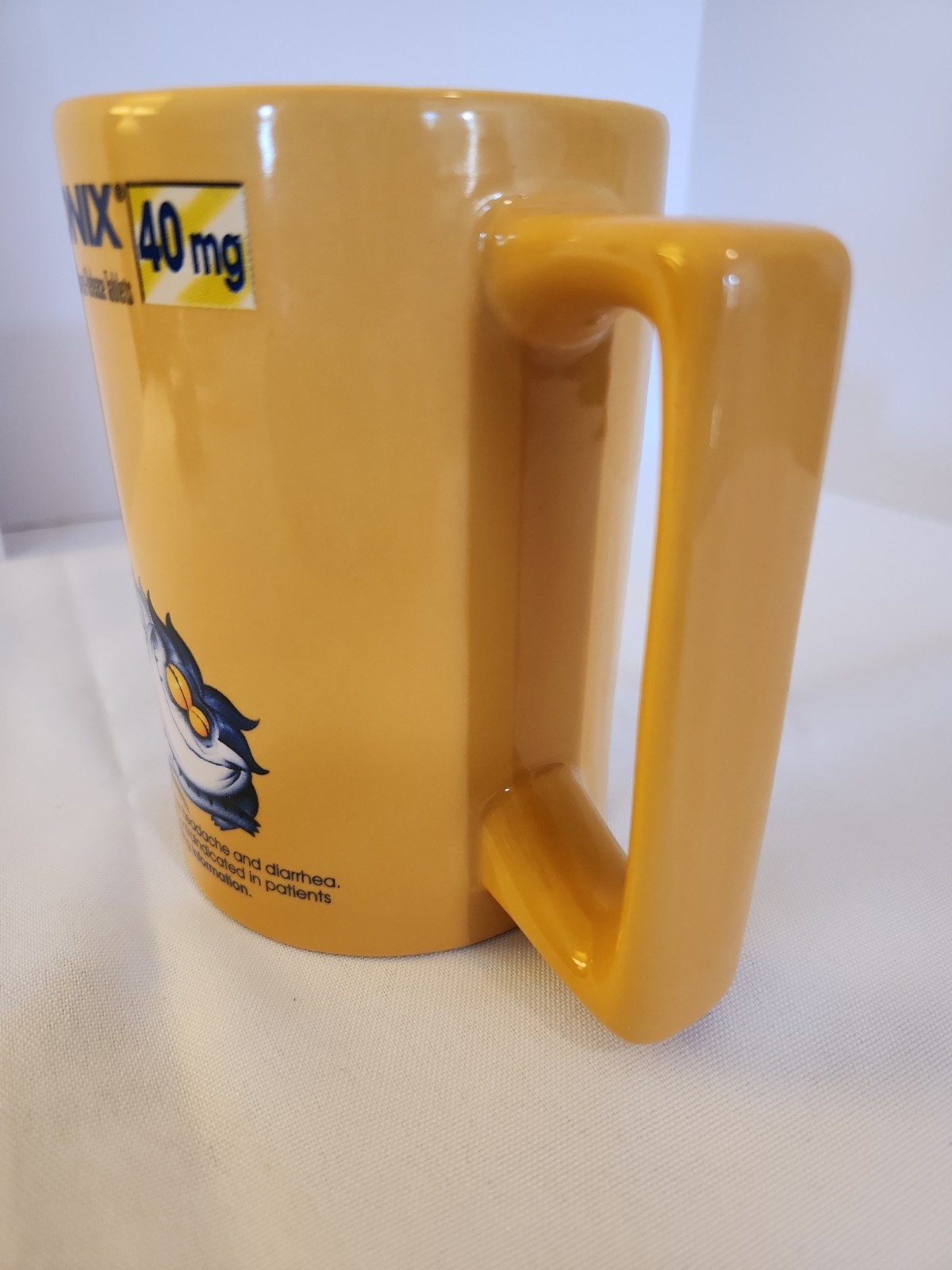 Protonix Coffee Cup – Mug Heartburn Monsters -Collectible- Drug Rep Giveaway