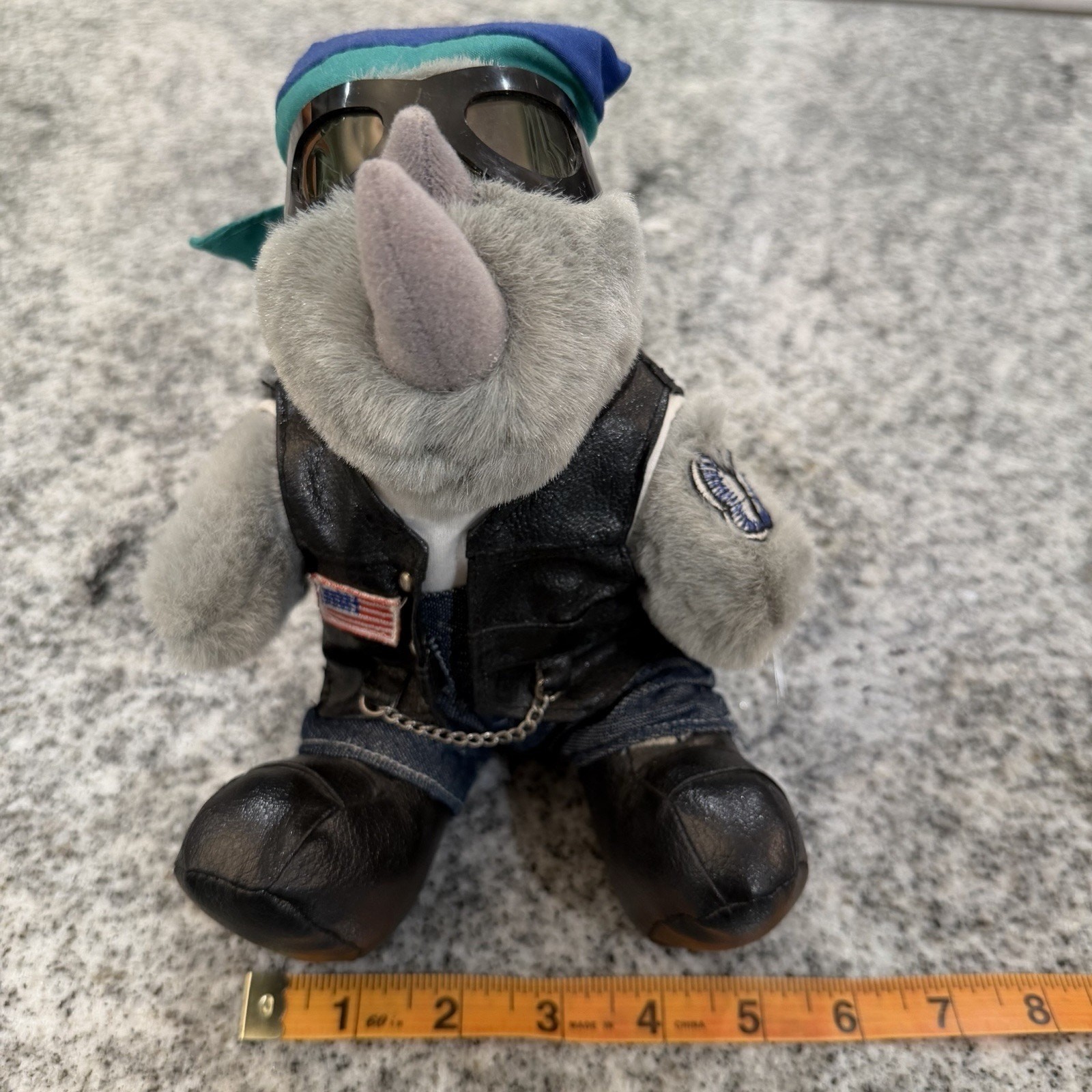 Pharmaceutical Advertisement/Promo LOT-Rhinocort Aqua-Fire Biker Police Plush