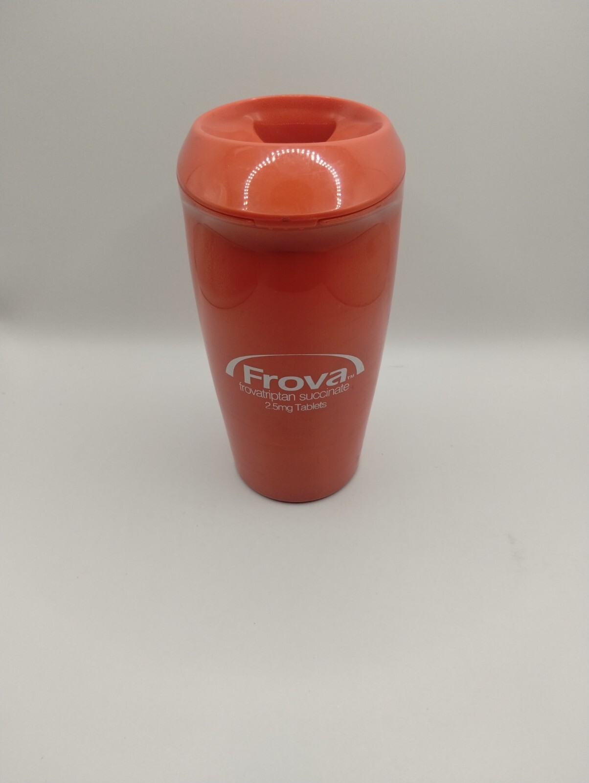Frova Drug Plastic Tumbler Coffee 16 Ounce, Pharmaceutical promo rep advertising