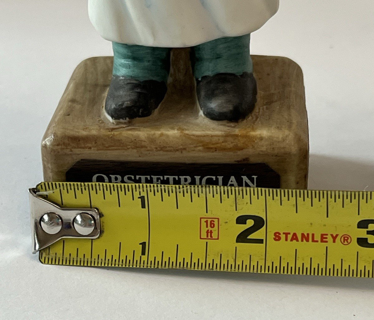 Vintage Doctor Figurines Big Pharma Abbott Cobid Obstetrician Internist