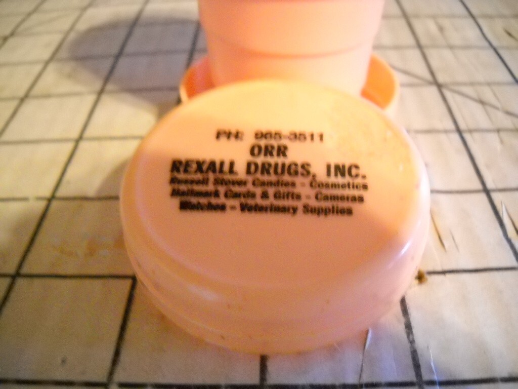 Orr Rexall Drugs, Inc. Pink Plastic Collapsing Travel Cup