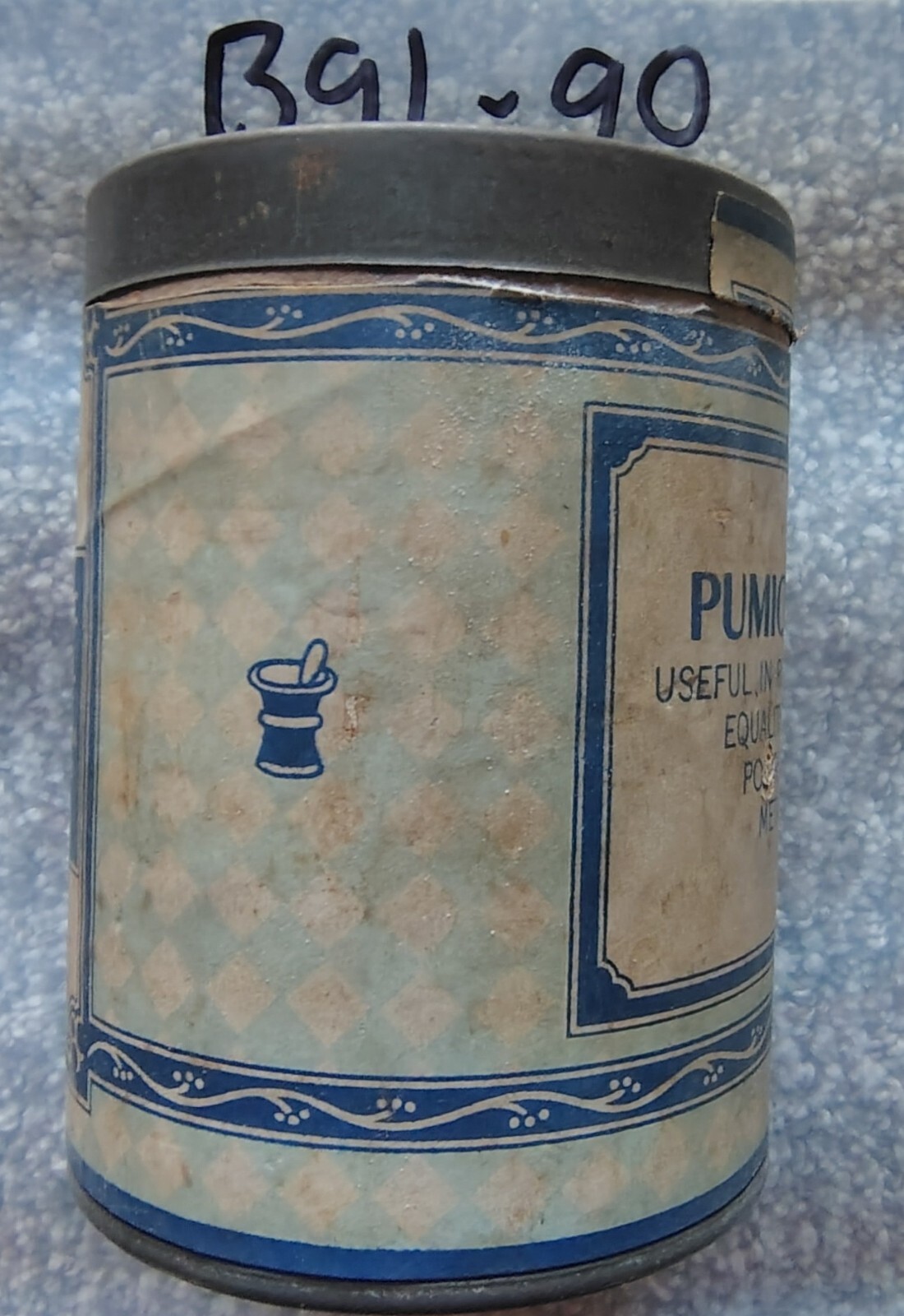 🗽 VINTAGE HI-TEST LABORATORIES PUMICE STONE